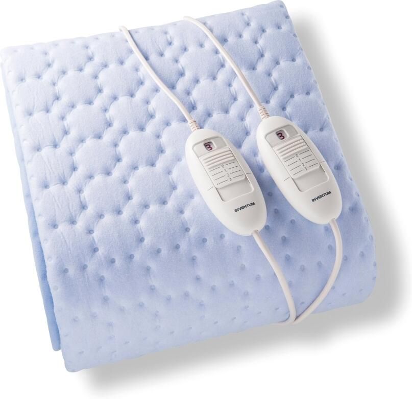 Inventum HN236I Elektrische onderdeken 2 persoons 150x150 cm Fleece Lichtblauw
