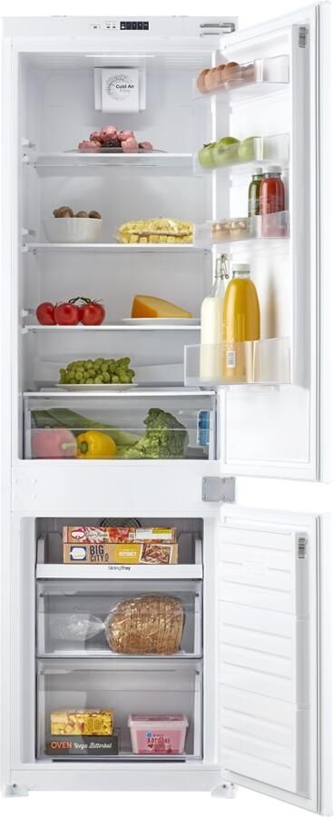 Inventum IKV1788S Inbouw koel-vriescombinatie Nis 178 cm 243 liter No Frost Verslade Sleepdeur Wit