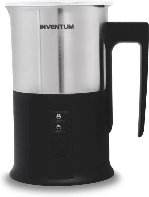 Inventum MK350 Elektrische melkopschuimer 115 240 ml Warm koud opschuimen Verwarmen Antikleeflaag Zwart RVS