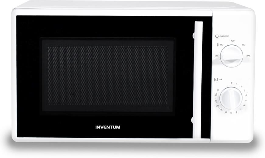 Inventum MN205S Vrijstaande solo-magnetron 20 liter 700 watt Wit Zwart - Foto 1