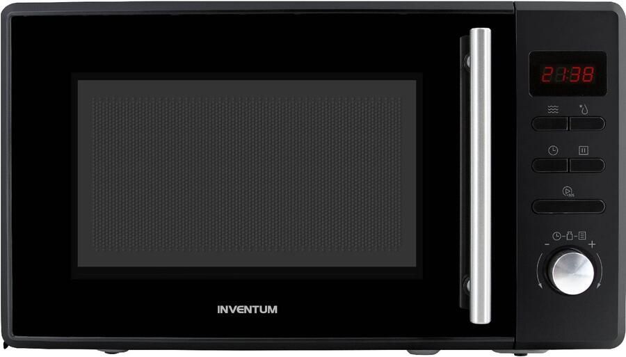 Inventum MN207SB Vrijstaande solo-magnetron 20 liter 800 watt 8 kookprogramma's Zwart