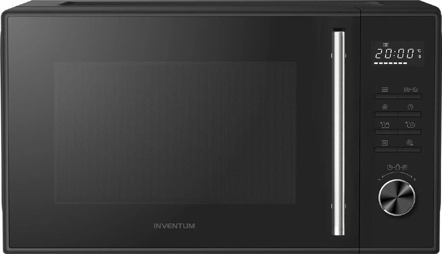 Inventum MN237CB Vrijstaande combimagnetron Heteluchtoven Grill 23 liter 900 watt 10 kookprogramma's Zwart