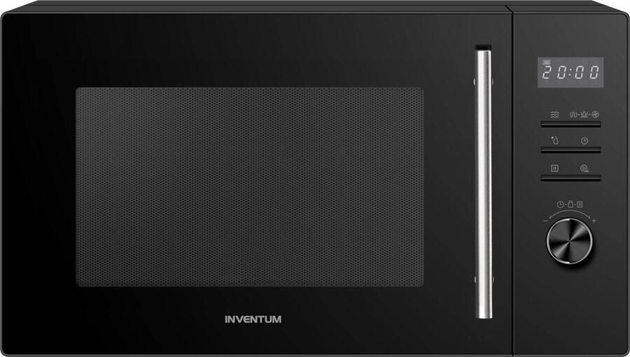 Inventum MN297CB Vrijstaande combimagnetron Heteluchtoven Grill 29 liter 1000 watt 10 kookprogramma's Zwart