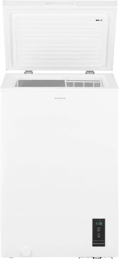 Inventum VK562W Vrieskist 99 liter Supervriezen Low Frost Digitale thermostaat Geschikt voor garage Wit - Foto 2
