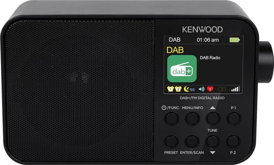 Kenwood DAB Radio CRM30DABB | Radio s | 0019048235534