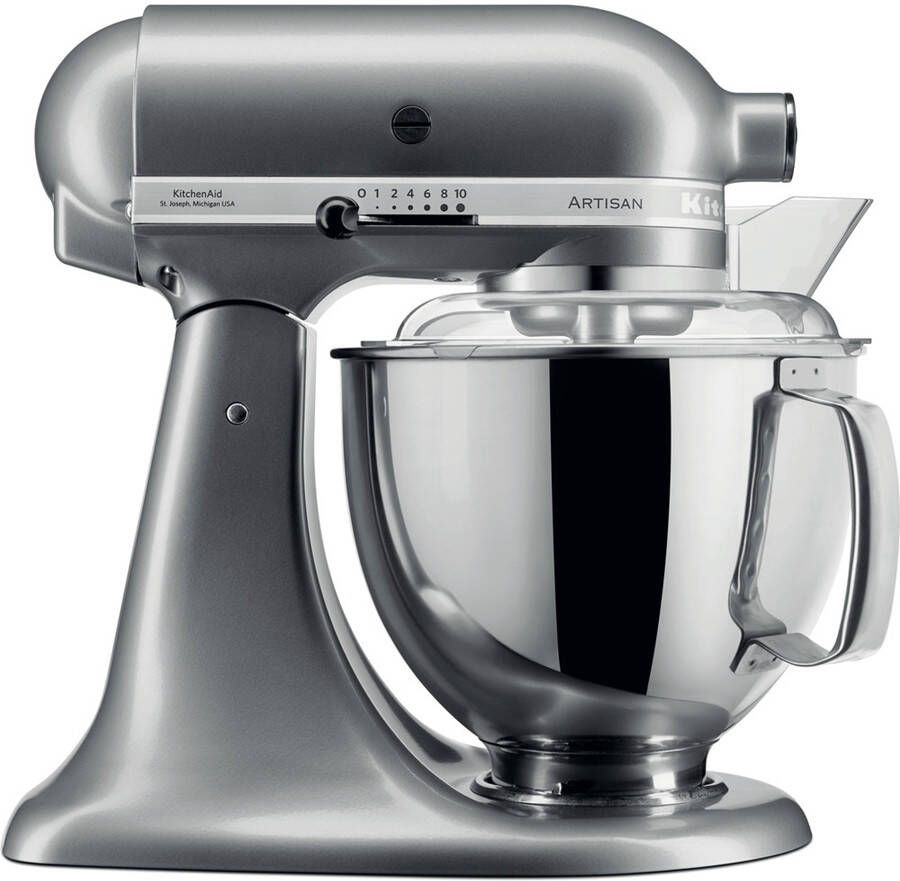 Kitchenaid Artisan 5KSM175PSECU Contour Zilver | Keukenrobots | Keuken&Koken Keukenapparaten | 5413184120641 - Foto 2