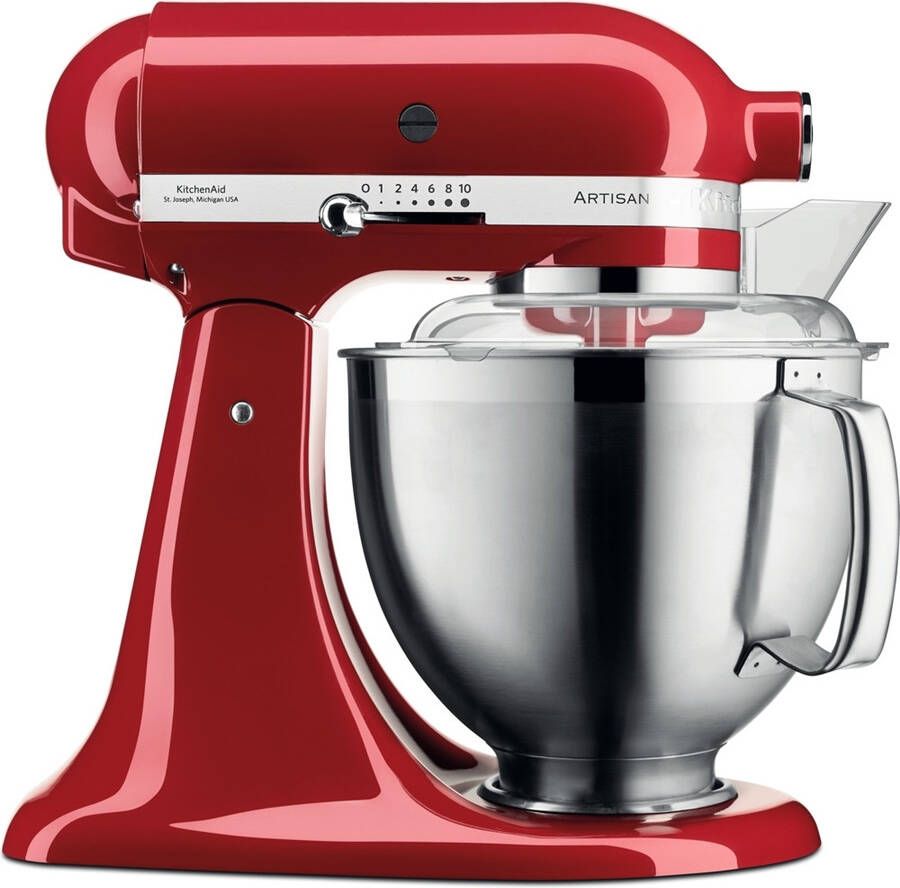 Kitchenaid Artisan 5KSM185PSEER Keizerrood | Keukenrobots | Keuken&Koken Keukenapparaten | 5413184120931