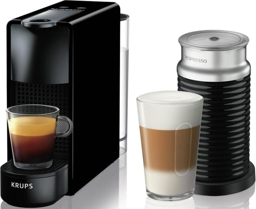 Krups Nespresso Essenza Mini XN1118 Koffiecupmachine Met melkopschuimer Zwart - Foto 2