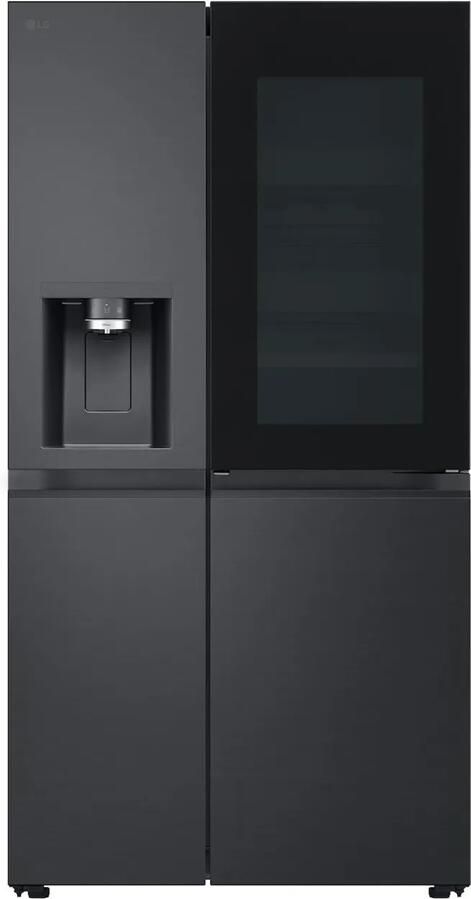 LG GSXE90EVAD Amerikaanse koelkast Zwart