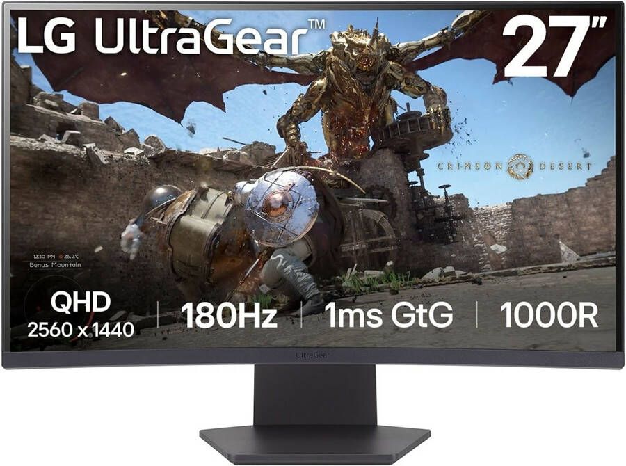 LG UltraGear 27GS60QC-B monitor