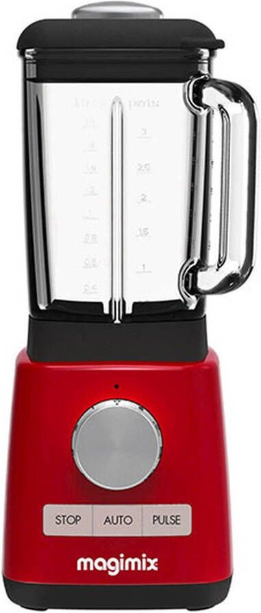 Magimix Power Blender Smoothie Maker 1 8 Liter Ice Crusher Rood - Foto 2