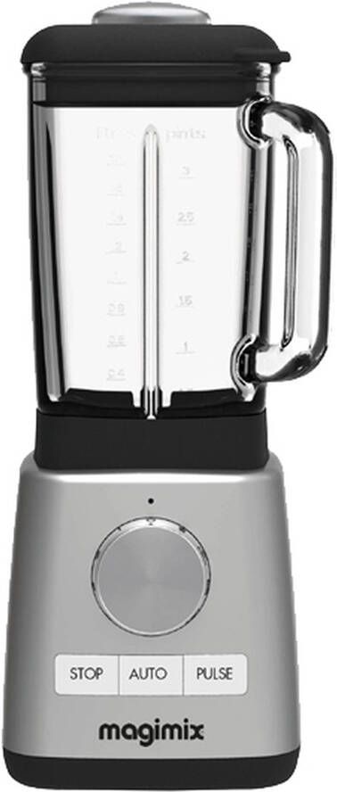 Magimix Power Blender Smoothie Maker 1 8 Liter Ice Crusher Mat Chroom - Foto 2