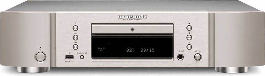 Merkloos Marantz CD6007 cd-speler zilver ingebouwde DAC