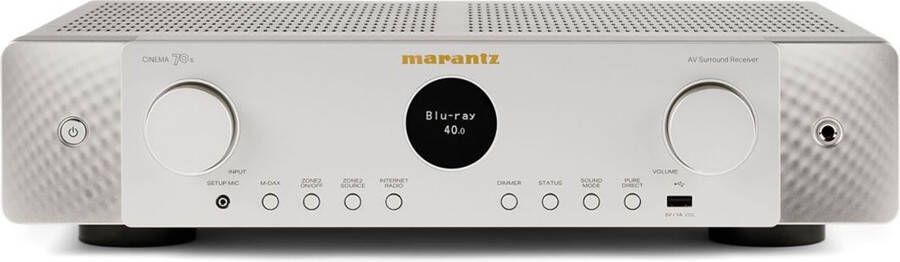 Merkloos Marantz Cinema 70s AV-receiver zilvergoud 50 W - Foto 2