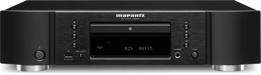 Merkloos Marantz CD6007 cd-speler zwart ingebouwde DAC