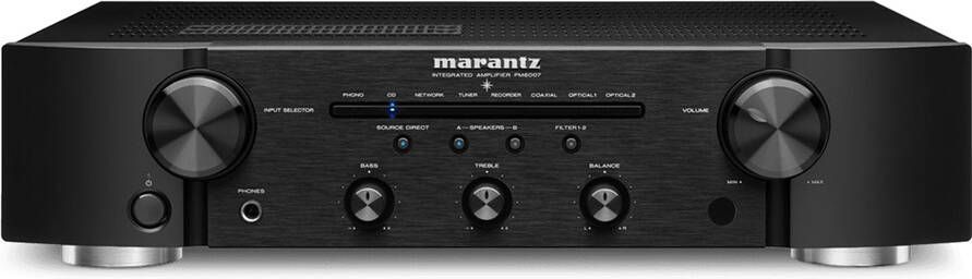 Merkloos Marantz PM6007 geïntegreerde versterker zwart 120 W