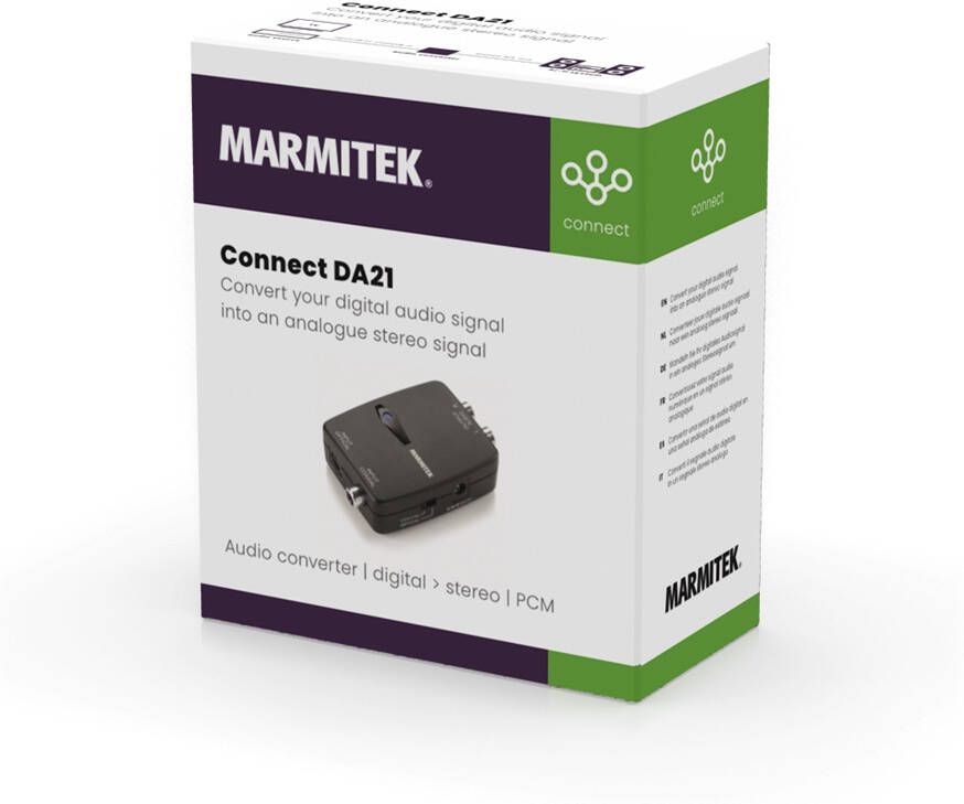 Marmitek Connect DA21 Audio accessoire Zwart