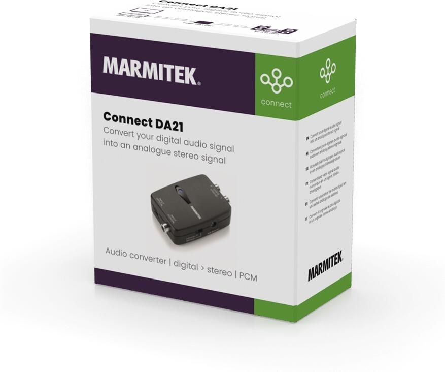 Marmitek Connect DA21 Audio accessoire Zwart