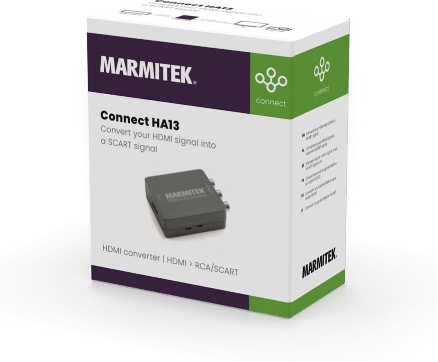 Marmitek Connect HA13 (HDMI-naar-RCA) Converter Zwart