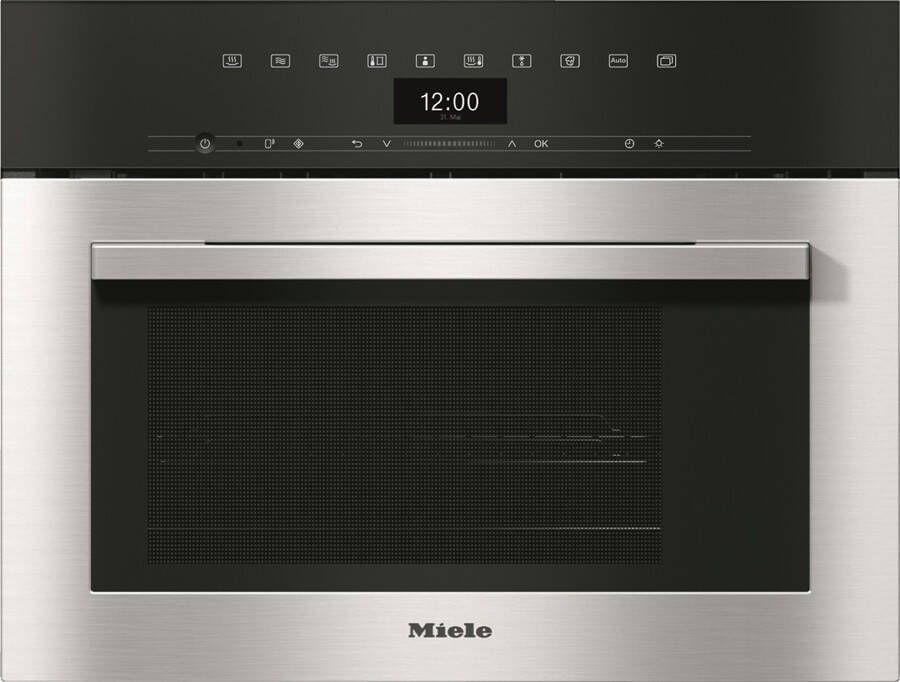 Miele DGM 7340 Inbouw combi stoomoven Grijs