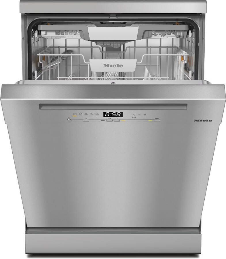 Miele G 5432 SC Front Selection CleanSteel front Vrijstaande Vaatwasser