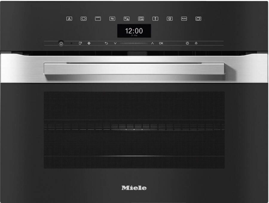 Miele H 7440 BM Inbouw oven met magnetron Zilver