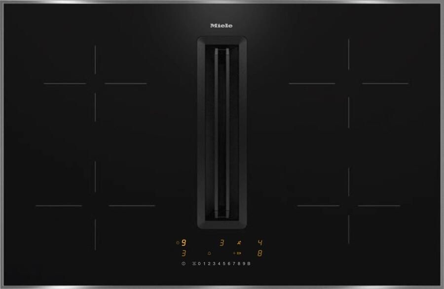 Miele KMDA 7272 FR-A Inductie kookplaat met afzuiging Grijs