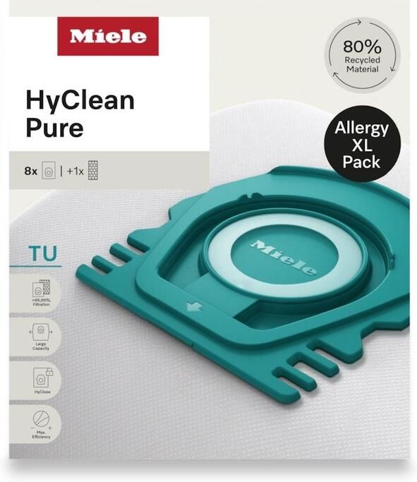 Miele TU Allergy XL HyClean Pure Allergy XL-Pack HyClean Pure Stofzuigerzakken