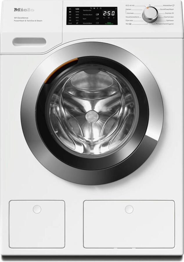 Miele WEG 895 WPS Excellence PowerWash & TwinDos & SteamCare Wasmachine Wit