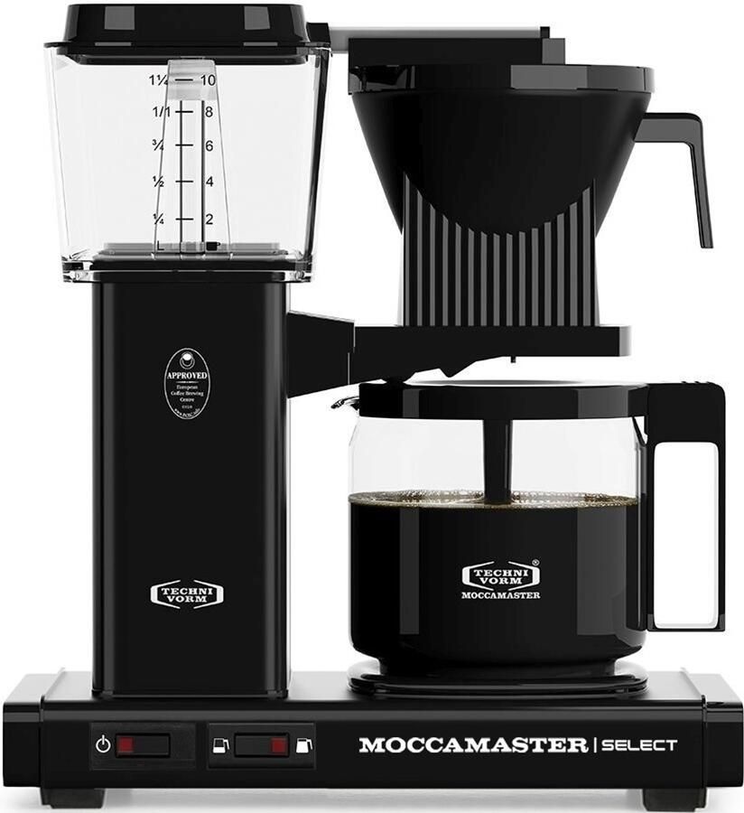 Moccamaster KBG Select Black | Filterkoffiezetapparaten | Keuken&Koken Koffie&Ontbijt | 8712072539877