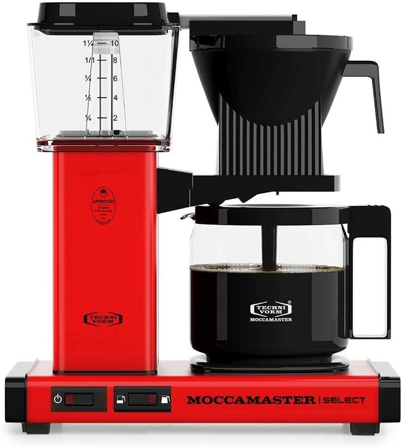 Moccamaster Douwe Egberts filterkoffiezetapparaat KBG Select rood 1 25L - Foto 2