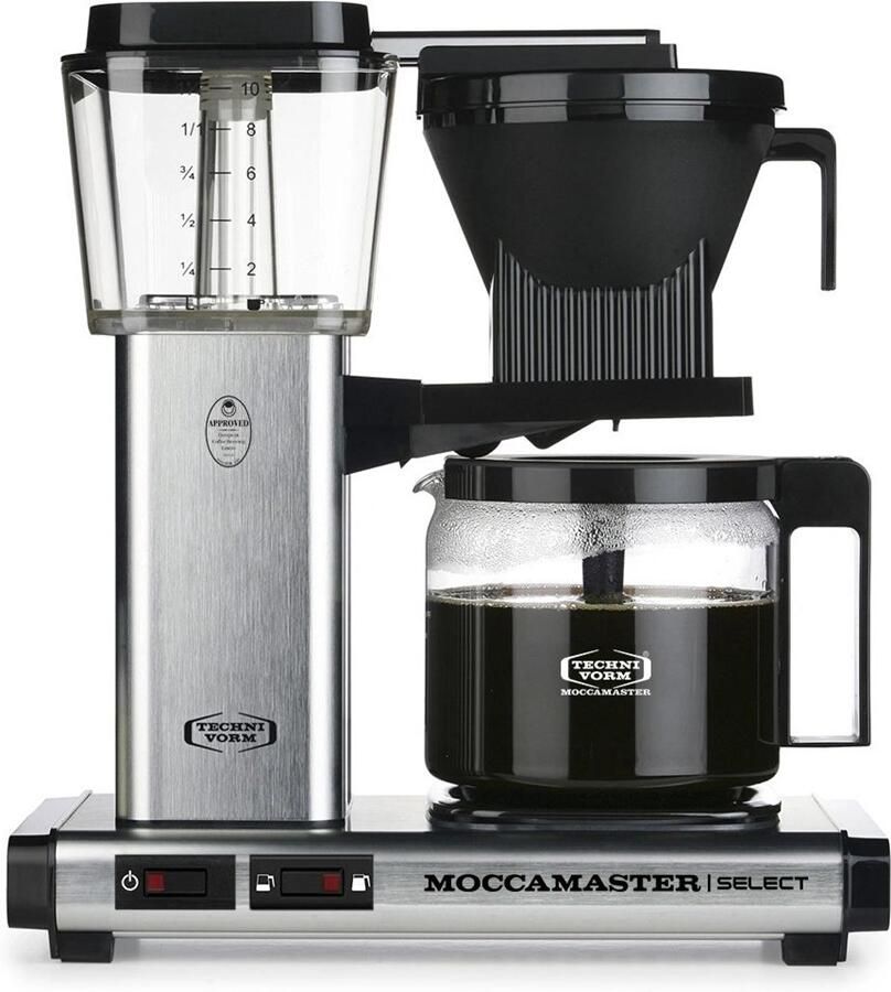 Moccamaster KBG Select Brushed | Filterkoffiezetapparaten | Keuken&Koken Koffie&Ontbijt | 8712072539792
