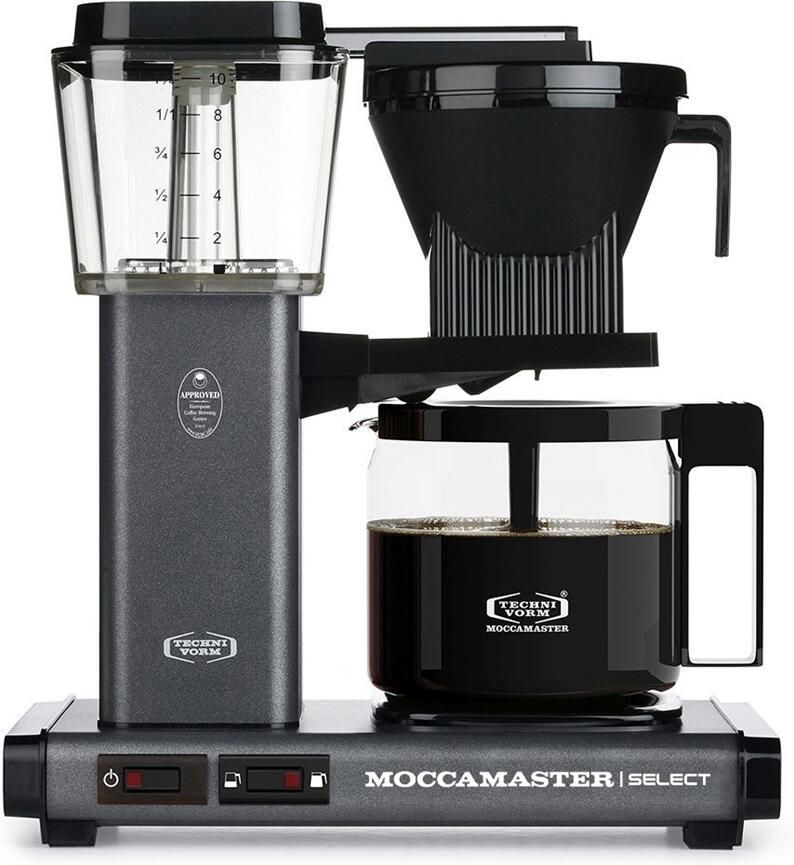 Moccamaster KBG Select Stone Grey | Filterkoffiezetapparaten | Keuken&Koken Koffie&Ontbijt | 8712072539808