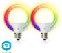 Nedis SmartLife Multicolour Lamp Wi-Fi E27 806 lm 9 W RGB Warm tot Koel Wit 2700 6500 K Android™ IOS Peer 2 Stuks - Thumbnail 3