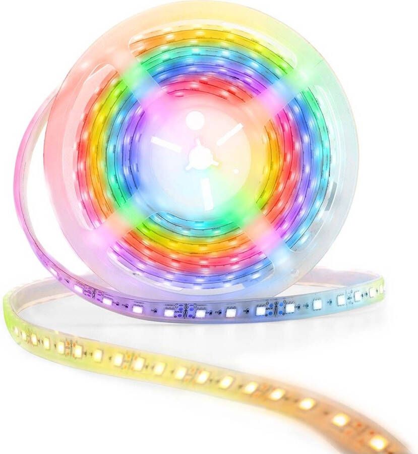 Nedis SmartLife LED-strip | Wi-Fi | Meerkleurig | SMD | 5.00 m | IP65 | 2700 K | 960 lm | Android™ IOS