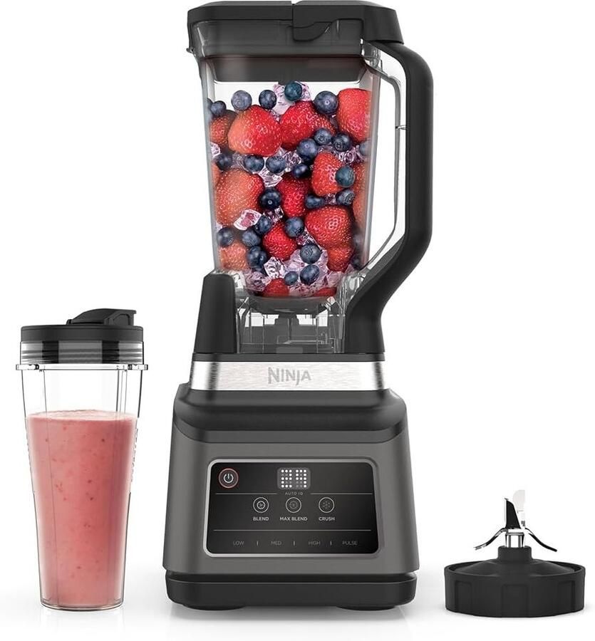 Ninja Foodi 2-in-1 Blender en Smoothie Maker 1200 Watt 2.1 Liter IJsCrusher Auto IQ BN750EU - Foto 2
