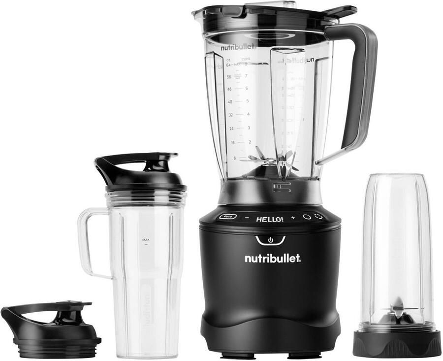 Nutribullet Smart Sense Combo Blender 1500 Watt Warme en Koude bereidingen Smart Technologie