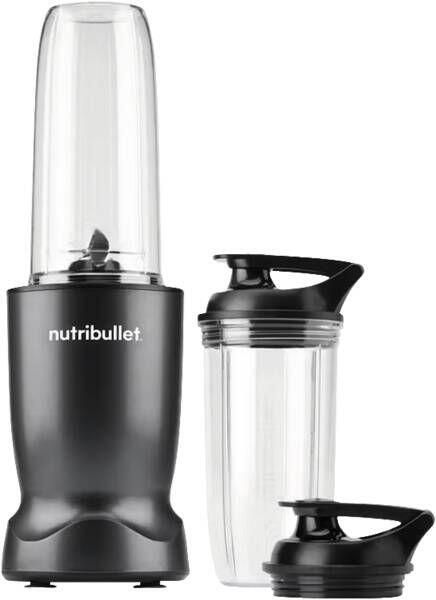 Nutribullet Turbo 1000W Gun Metal (6pcs) Blender Zwart