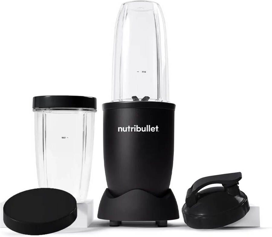 Nutribullet Exclusive All Black- 900 Watt Smoothie Maker Incl. To Go Accessoires & Digitaal Receptenboek Zwart - Foto 4