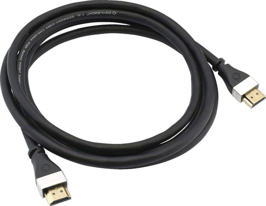 Oehlbach SL UHS HDMI 2.1 CABLE 2 0 M HDMI kabel Zwart