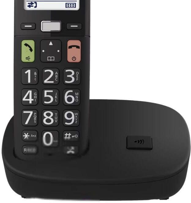 Panasonic DECT KX-TGU110EXB Mono Zwart | Smartphones tablets en meer | 5025232964161