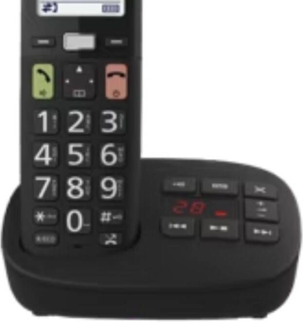 Panasonic DECT KX-TGU130EXB Mono Zwart | Smartphones tablets en meer | 5025232964208