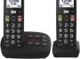 Panasonic DECT KX-TGU132EXB Duo Zwart | Smartphones tablets en meer | 5025232964222 - Thumbnail 1