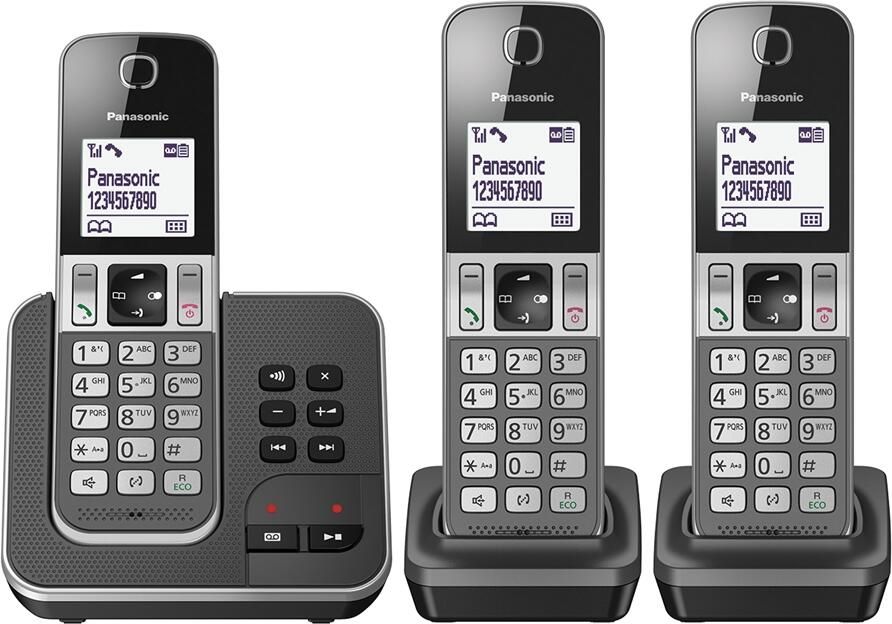 Panasonic KX-TGD323 Huistelefoon Grijs