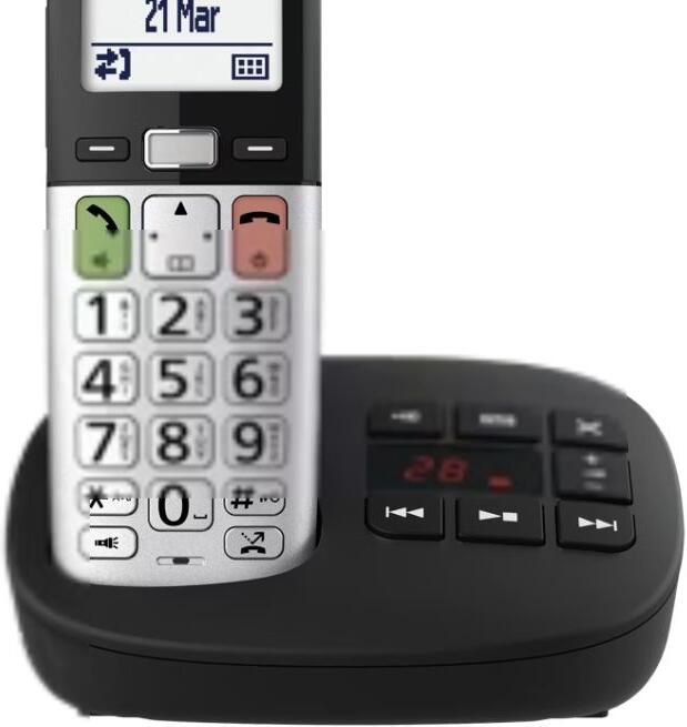 Panasonic KX-TGU430EXB Huistelefoon Zwart