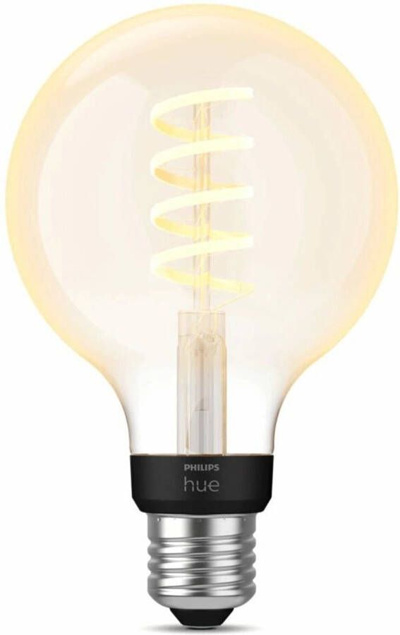 Philips Hue White Ambiance filament standaard lamp goud dimbaar E27…