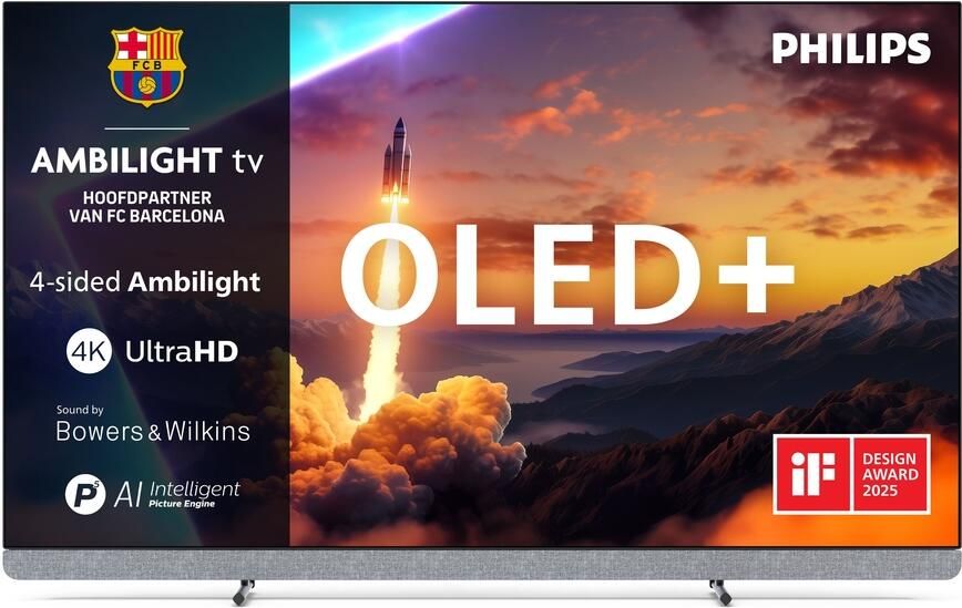 Philips 65OLED910 12 (2025) | 4K Ultra HD TV's | Beeld&Geluid Televisies | 8718863046913