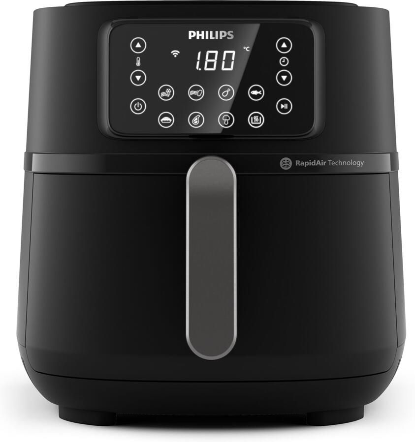 Philips Airfryer Connected 5000 Series HD9285 93 7 2 liter (XXL) Heteluchtfriteuse RapidAir Quickclean Met bakvorm & grillplaat