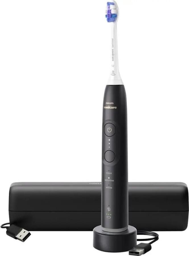 Philips Sonicare 6500 Series Elektrische Tandenborstel Zwart Reisetui Gevoelige tanden HX7411 02