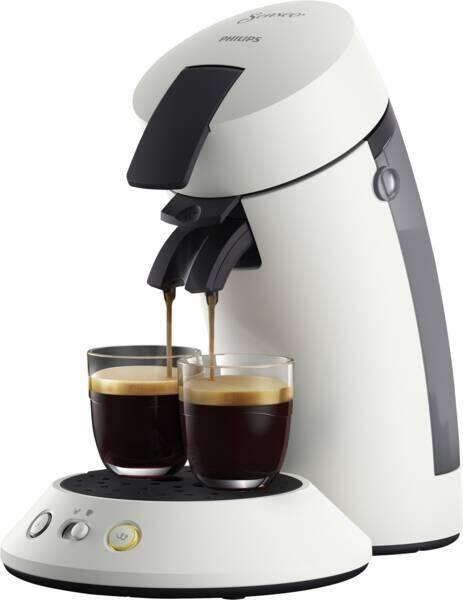 Philips Senseo Original Plus CSA210 10 Koffiepadmachine voor max 2 Kopjes Koffie Exclusief Koffiepads Sprankelend Wit